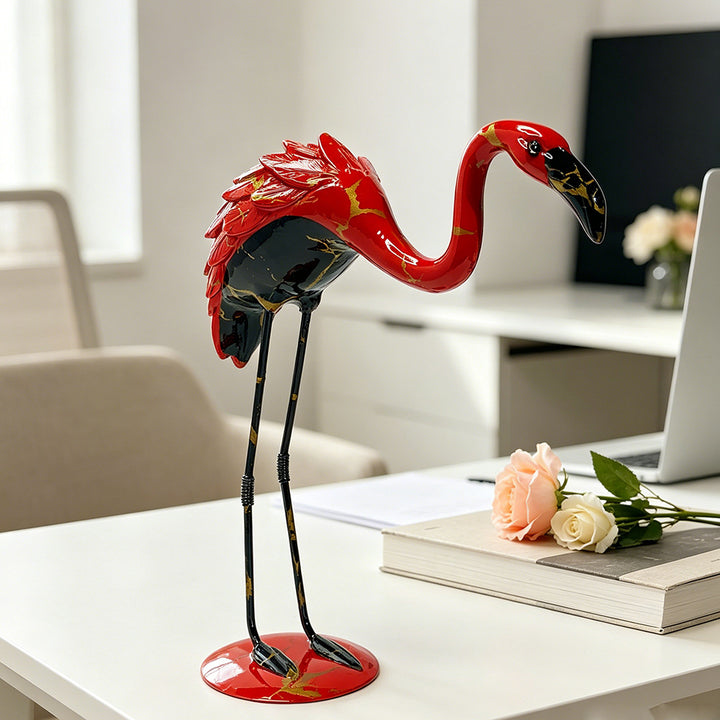 Decorative Flamingo Sculpture