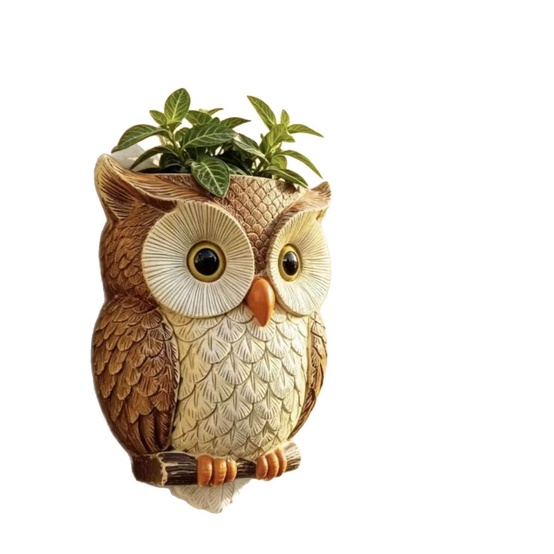Decorative Owl Plant Holder