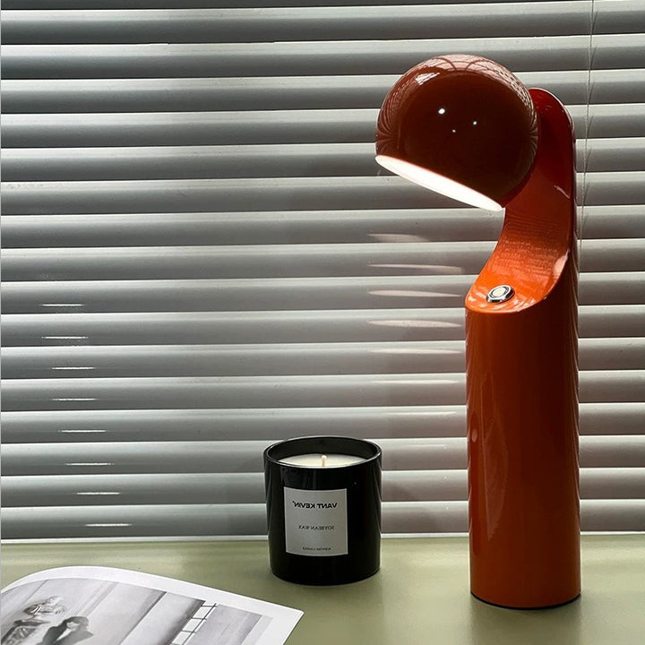 Modern desk lamp with adjustable shade