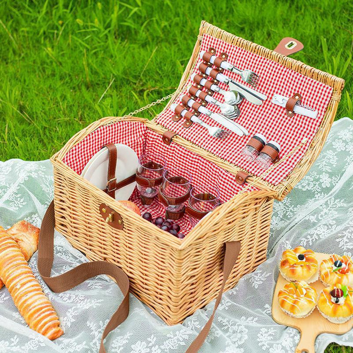 Handcrafted Wicker Storage Box