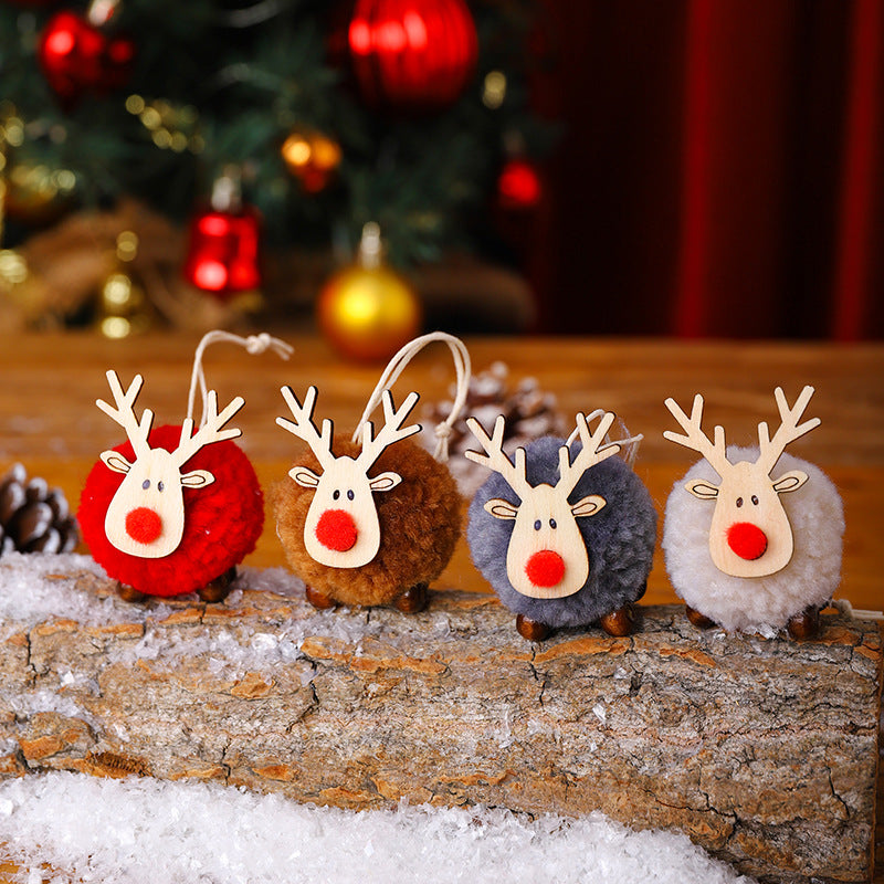 Festive Reindeer Decoration Figure