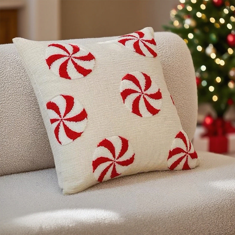 Festive Patterned Decorative Pillow