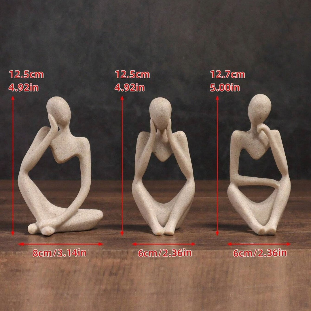 Abstract Figurative Sculpture Set