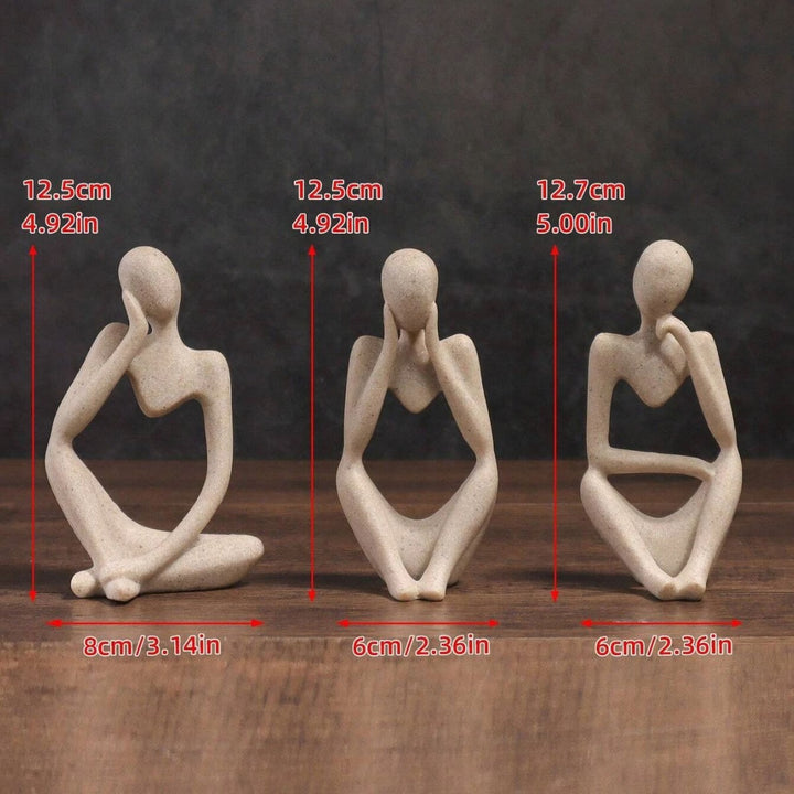 Abstract Figurative Sculpture Set