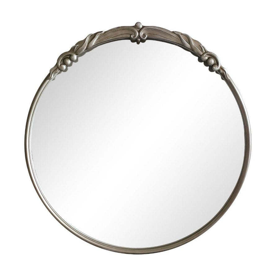 Vintage Inspired Round Wall Mirror