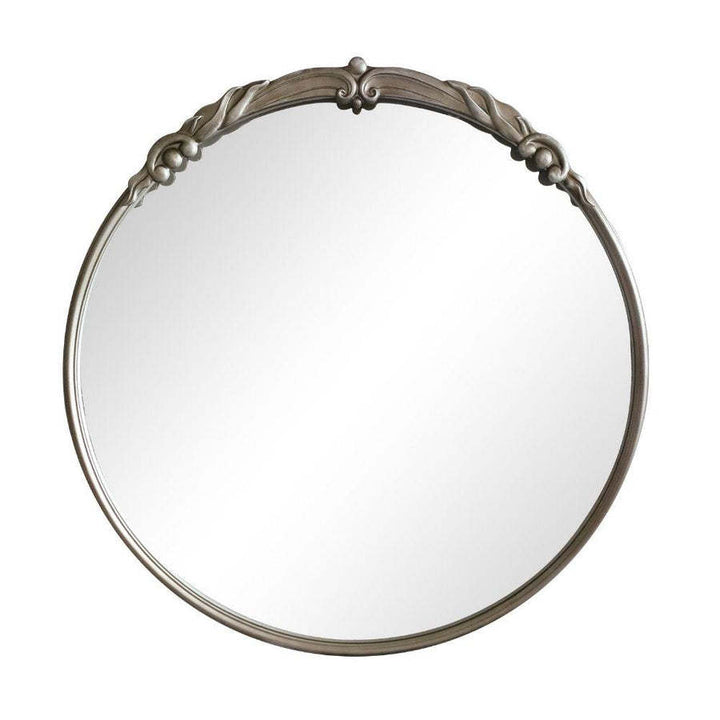 Vintage Inspired Round Wall Mirror
