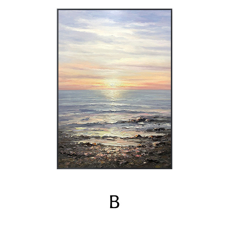 Coastal Sunrise Landscape Wall Art