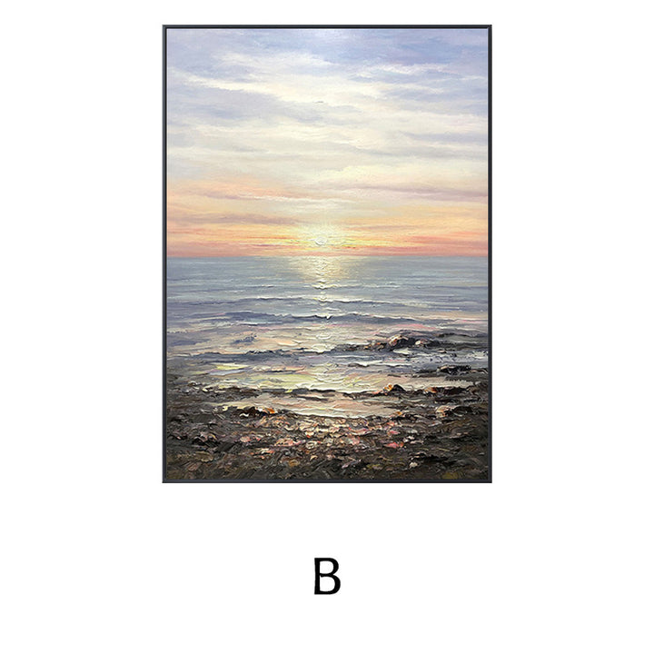 Coastal Sunrise Landscape Wall Art