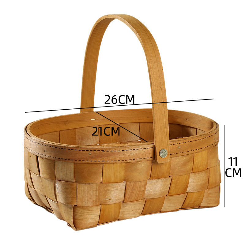 Handcrafted Natural Woven Storage Basket