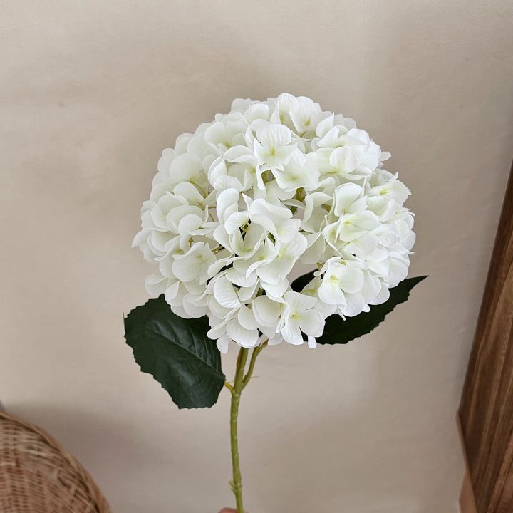 Lifelike Hydrangea Flower Stem