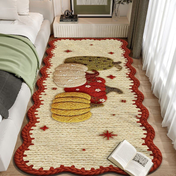 Playful Pumpkin-Themed Area Rug