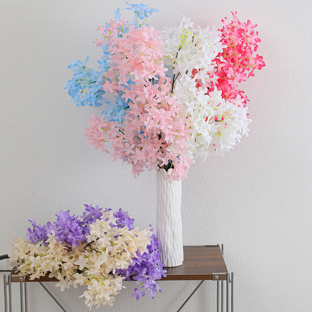 Artificial flower branch with delicate details