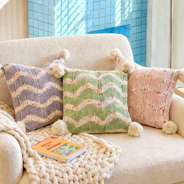 Cozy Textured Bolster Pillow