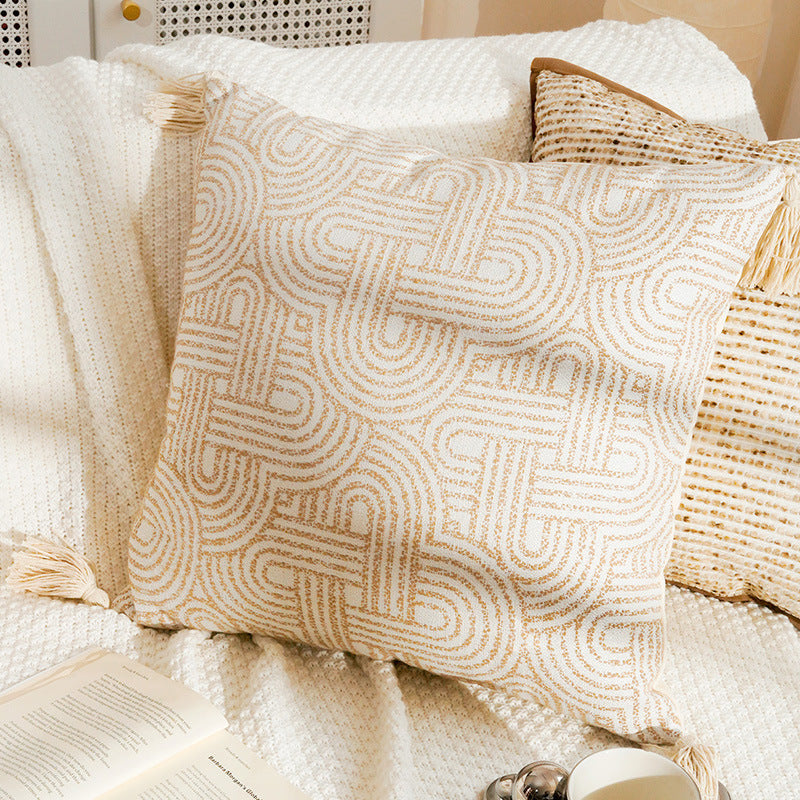 Abstract Design Throw Pillow