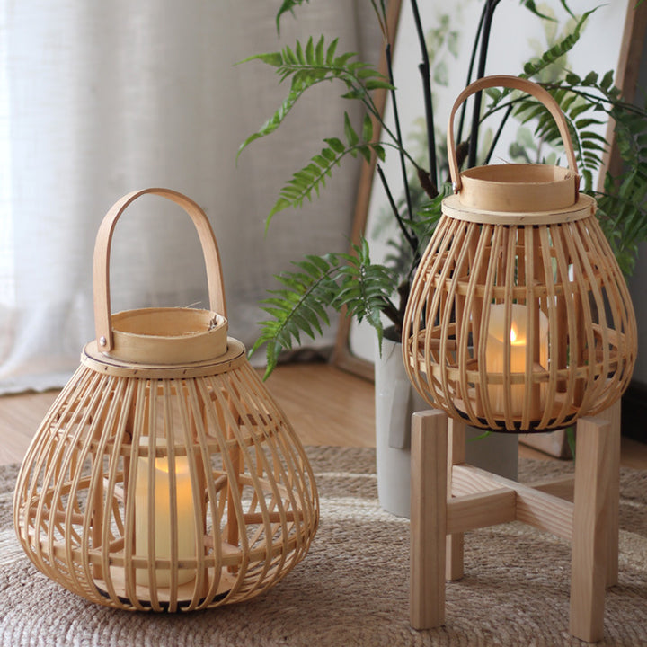 Natural Rattan Lantern
