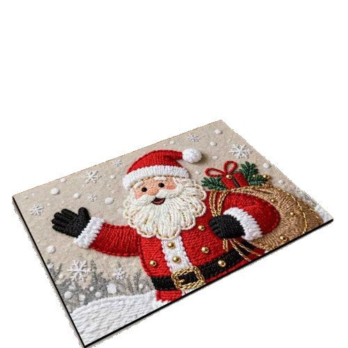 Christmas-Themed Entrance Mat