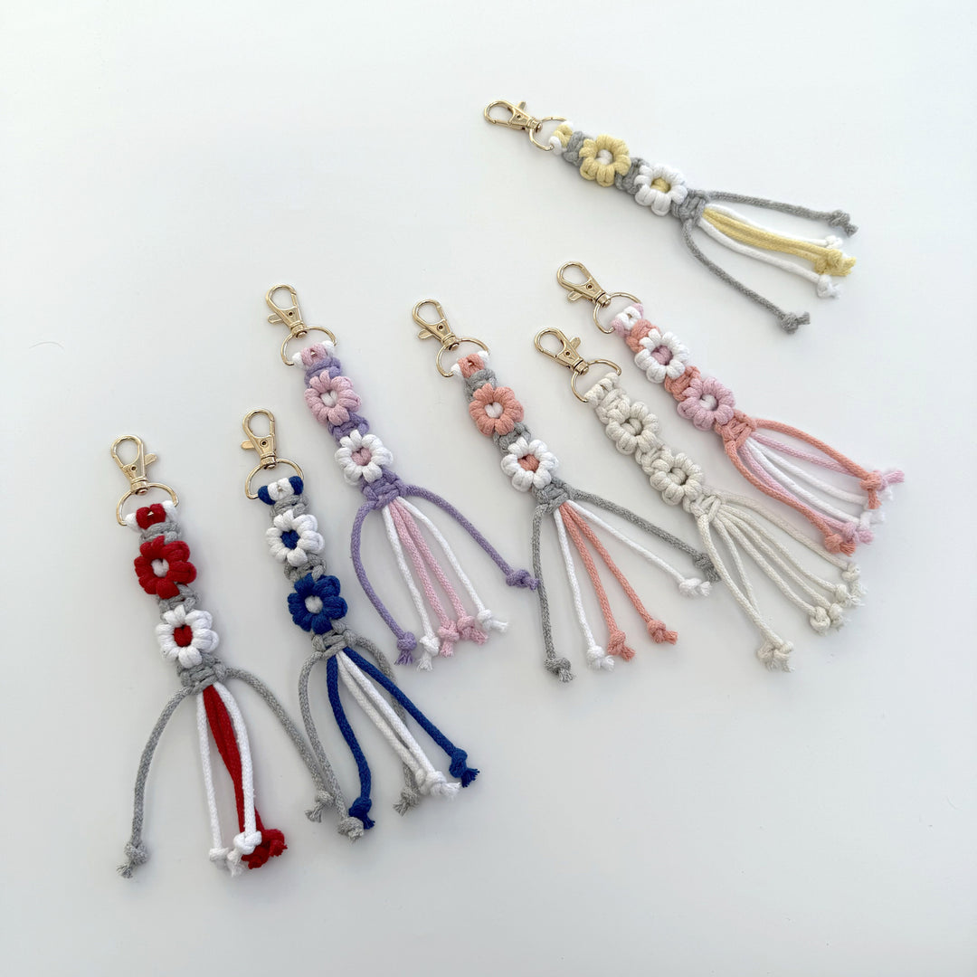 Macrame Keychain with Tassel