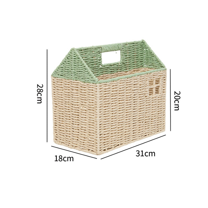 Decorative Storage House Basket