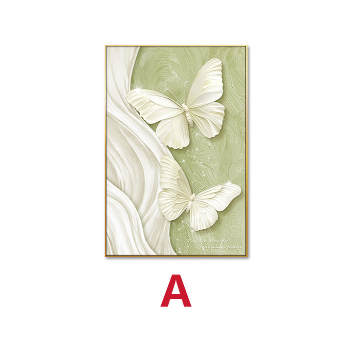 Elegant Butterfly and Floral Wall Art