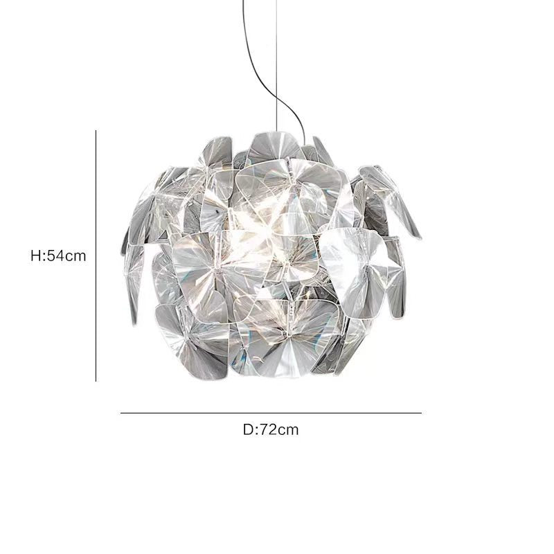 Modern geometric pendant light
