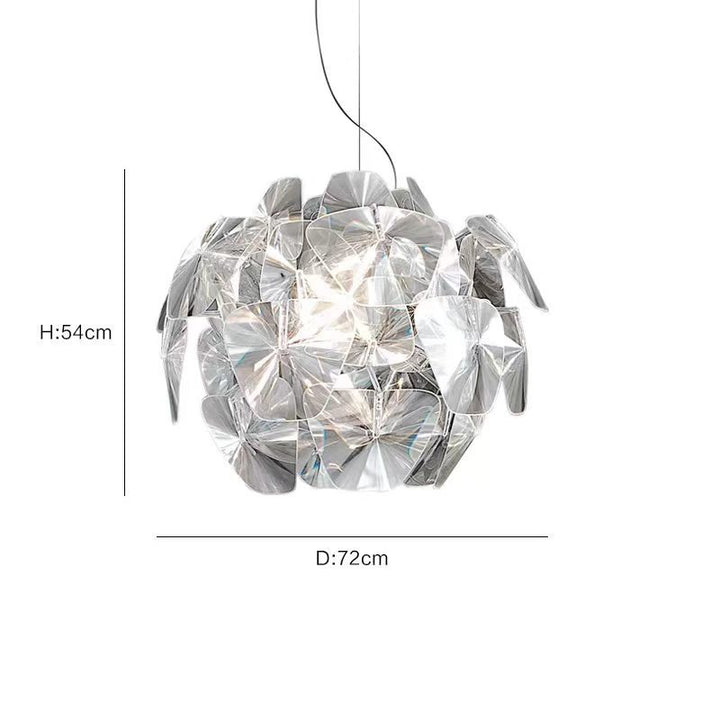 Modern geometric pendant light