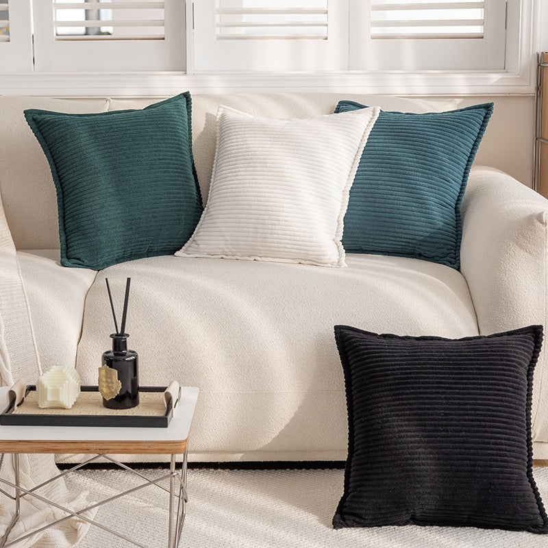 Ribbed Velvet Cushion