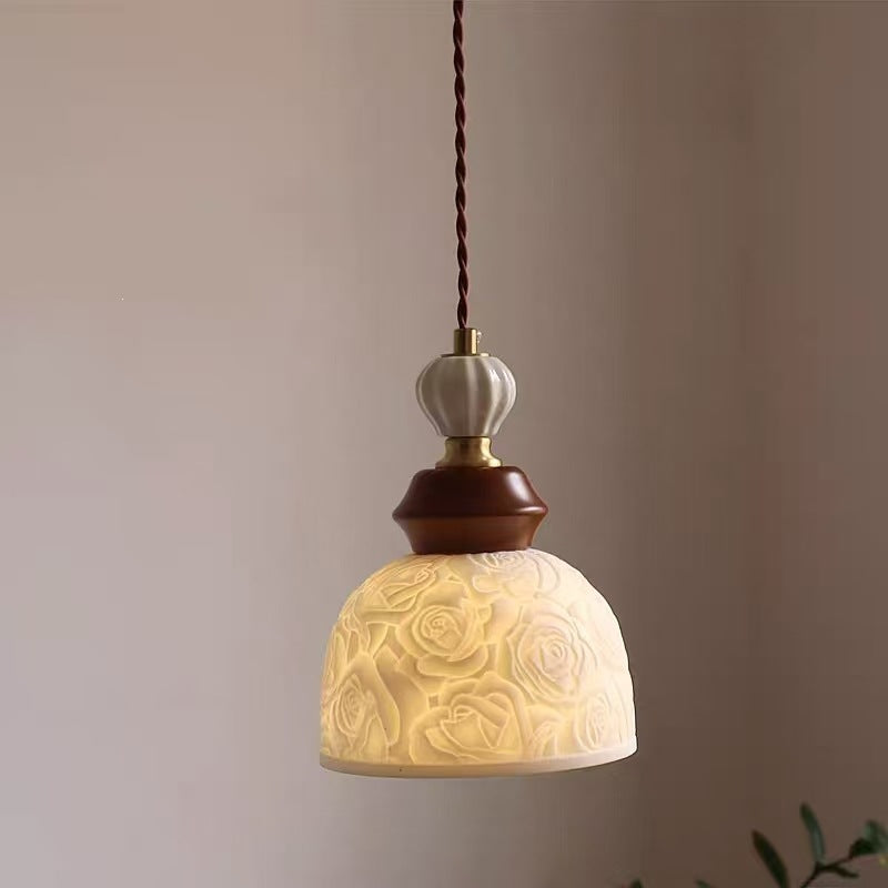 Vintage Circus-Style Pendant Lamp