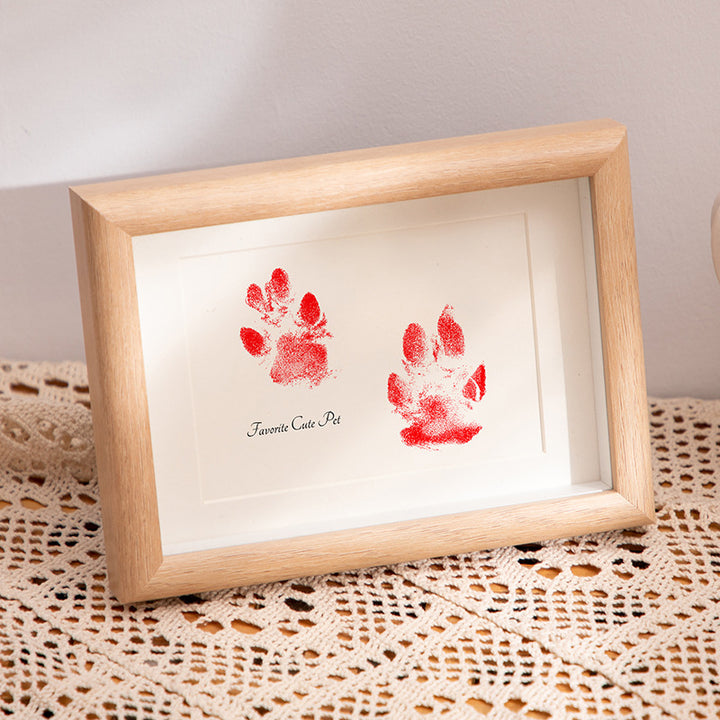 Personalized Handprint Pet Memory Frame