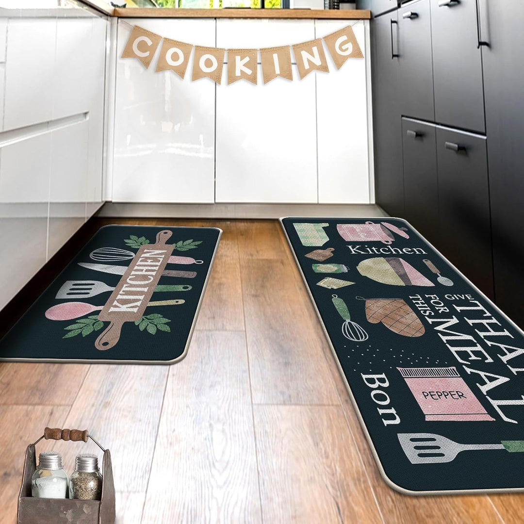 Wine-Themed Kitchen Runner Mat