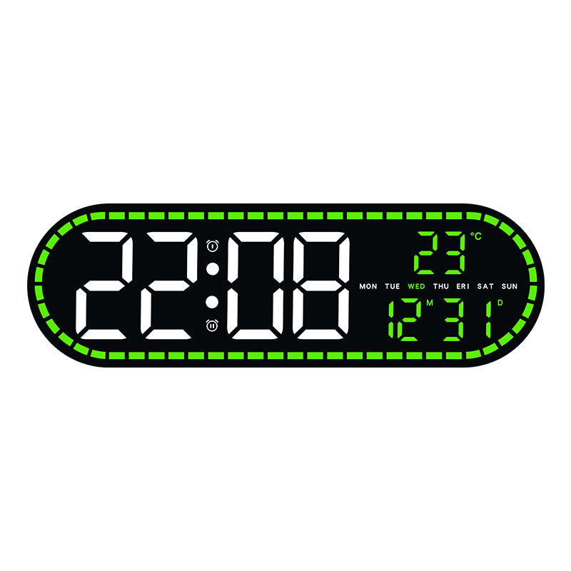 Digital multifunctional watch with large display