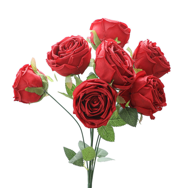 Realistic Artificial Rose Petals with Leaves