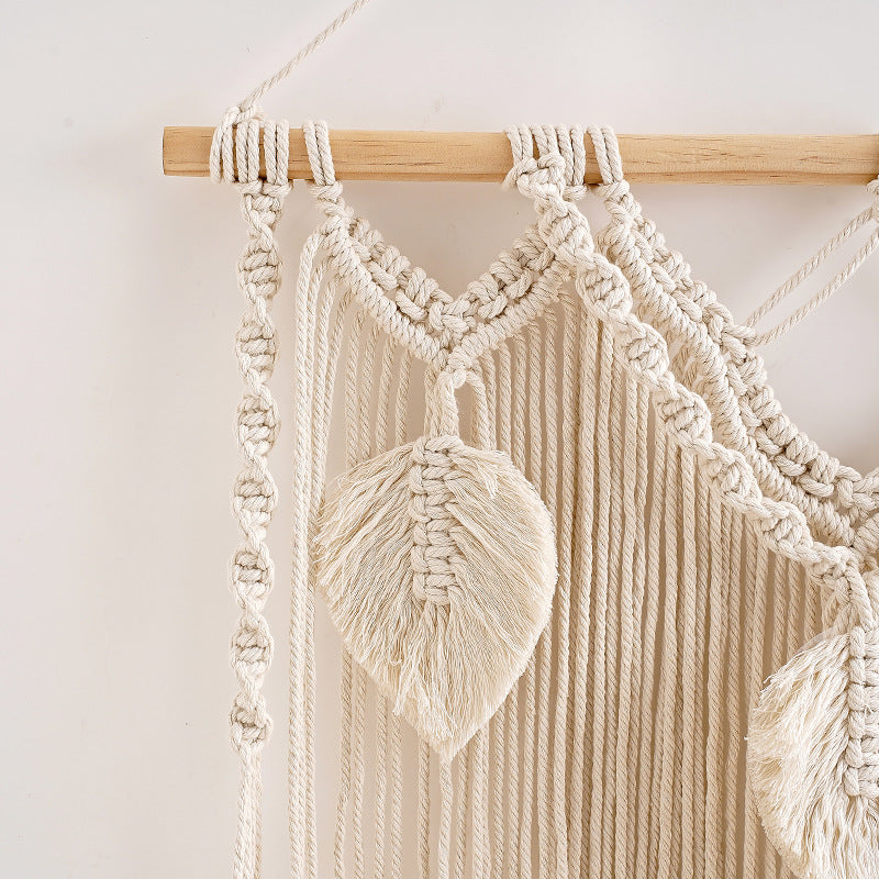 Artistic Macrame Wall Hanging Shelf