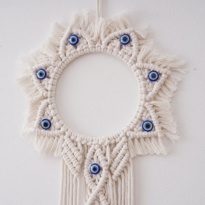 Decorative Macramé Sun-Shaped Wall Hanging