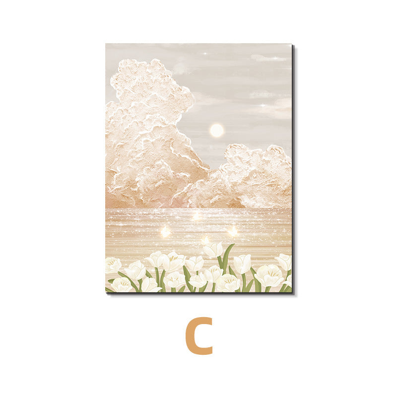 Decorative Floral Landscape Art Print