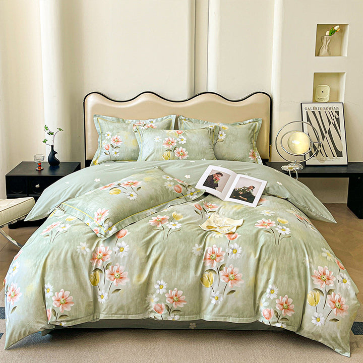 Floral Pattern Duvet Cover Set