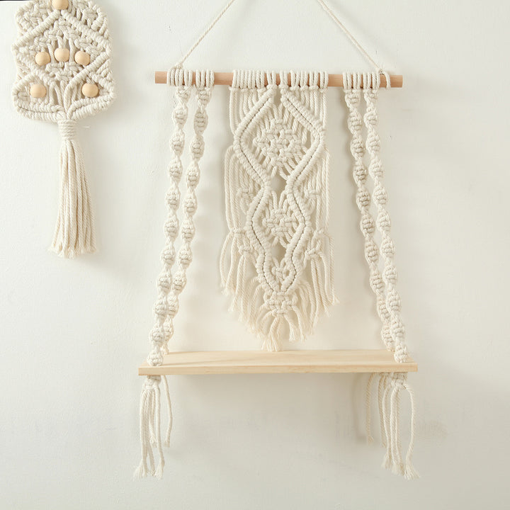 Decorative Macramé Swing Shelf