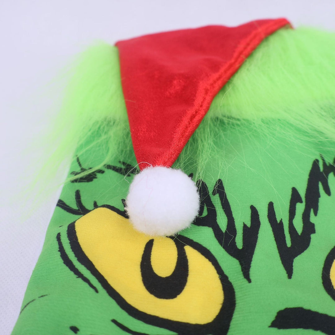 Funny Christmas stocking in Grinch design