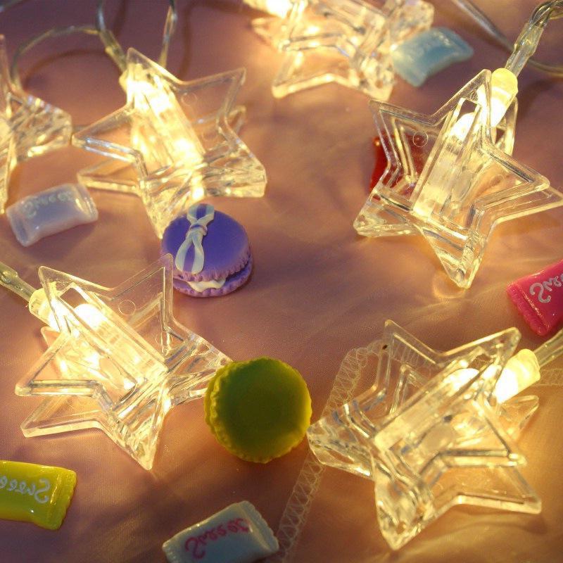 LED Star-Shaped String Lights Decorative Fairy Lights