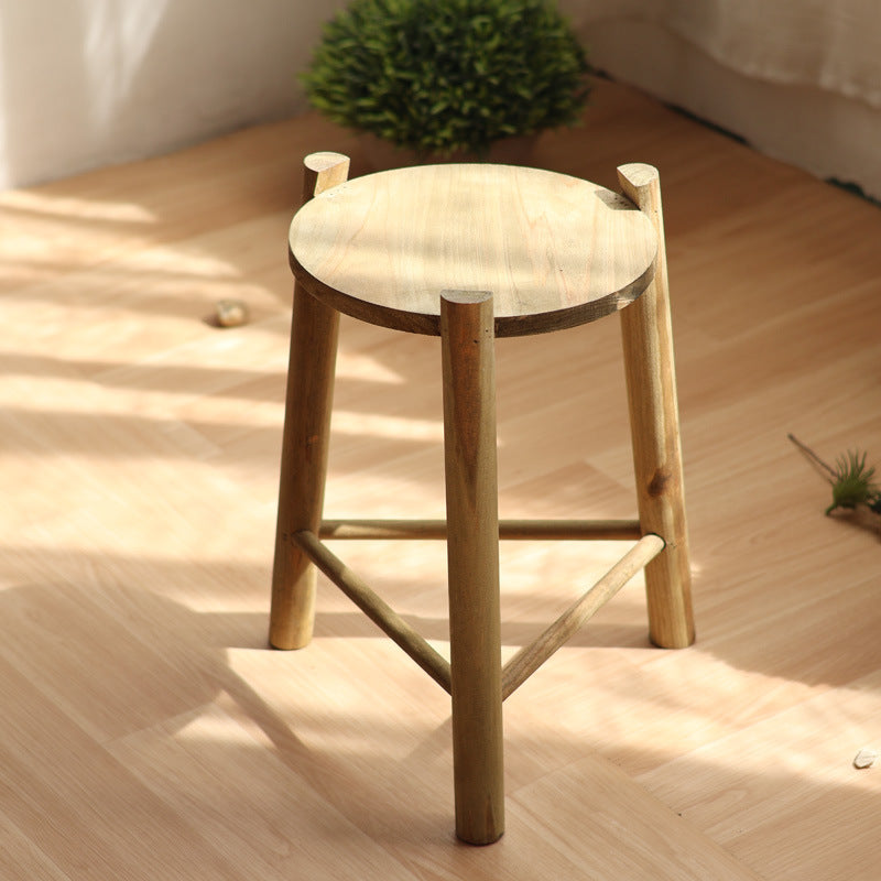 Rustic Wooden Stool