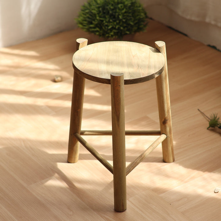 Rustic Wooden Stool