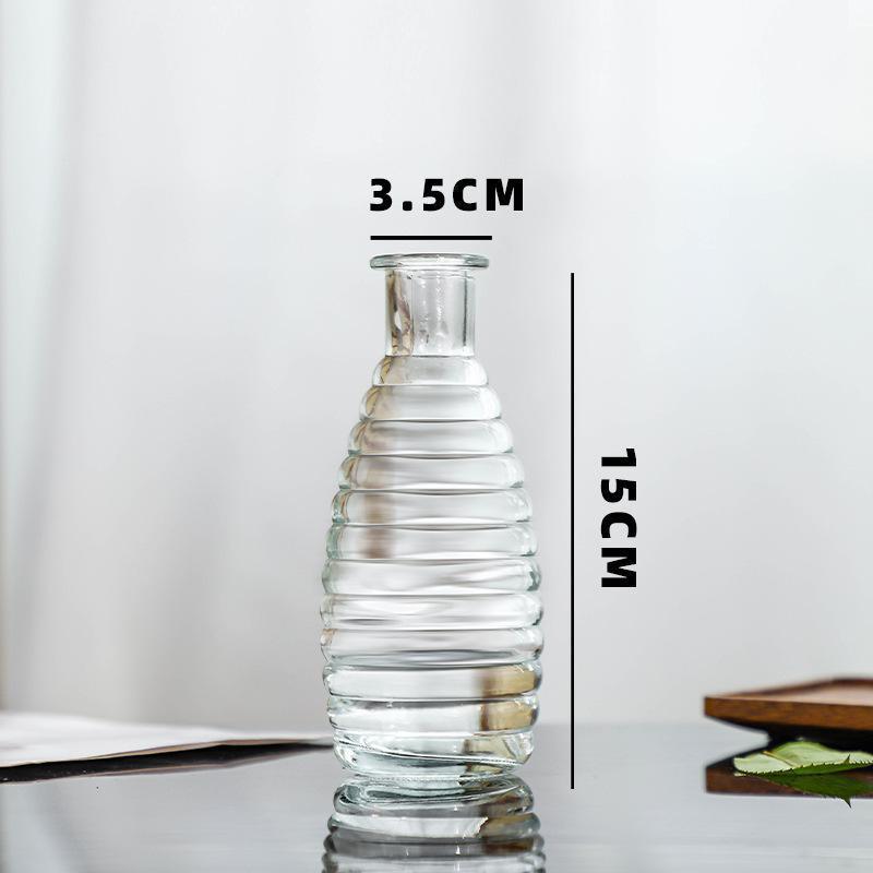 Premium Textured Glass Beverage Container