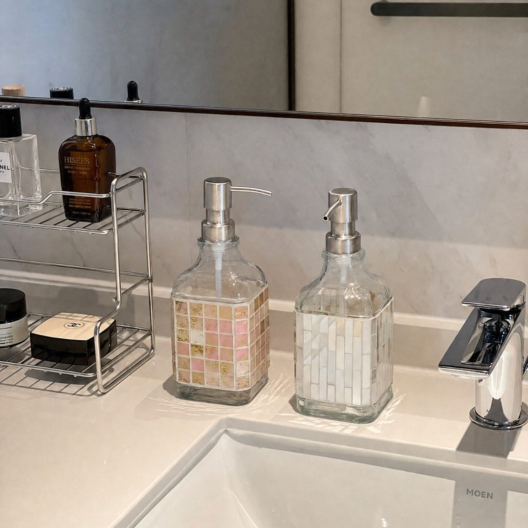 Decorative Liquid Soap Dispenser Set