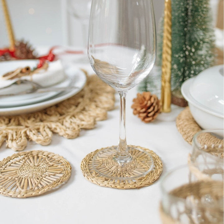 Handcrafted Natural Fiber Coasters