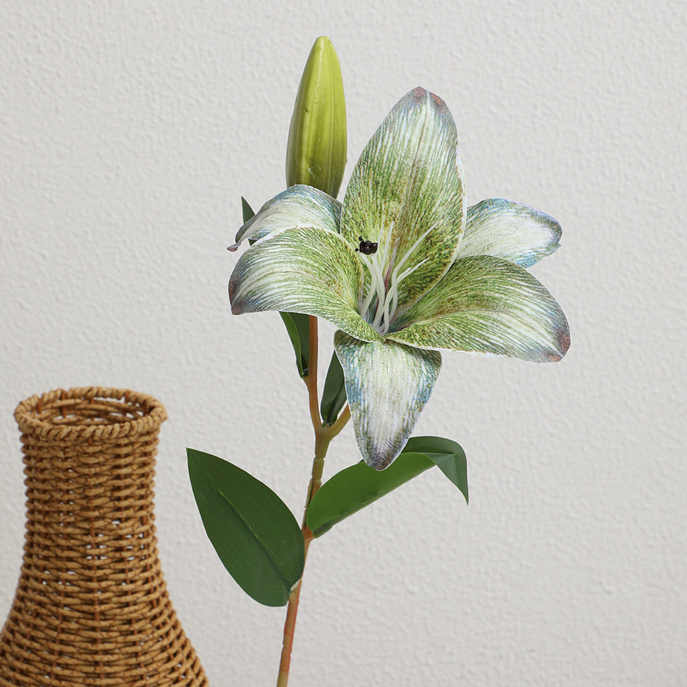 Artificial lily bouquet with realistic details
