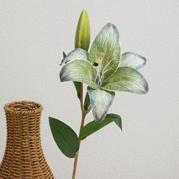 Artificial lily bouquet with realistic details