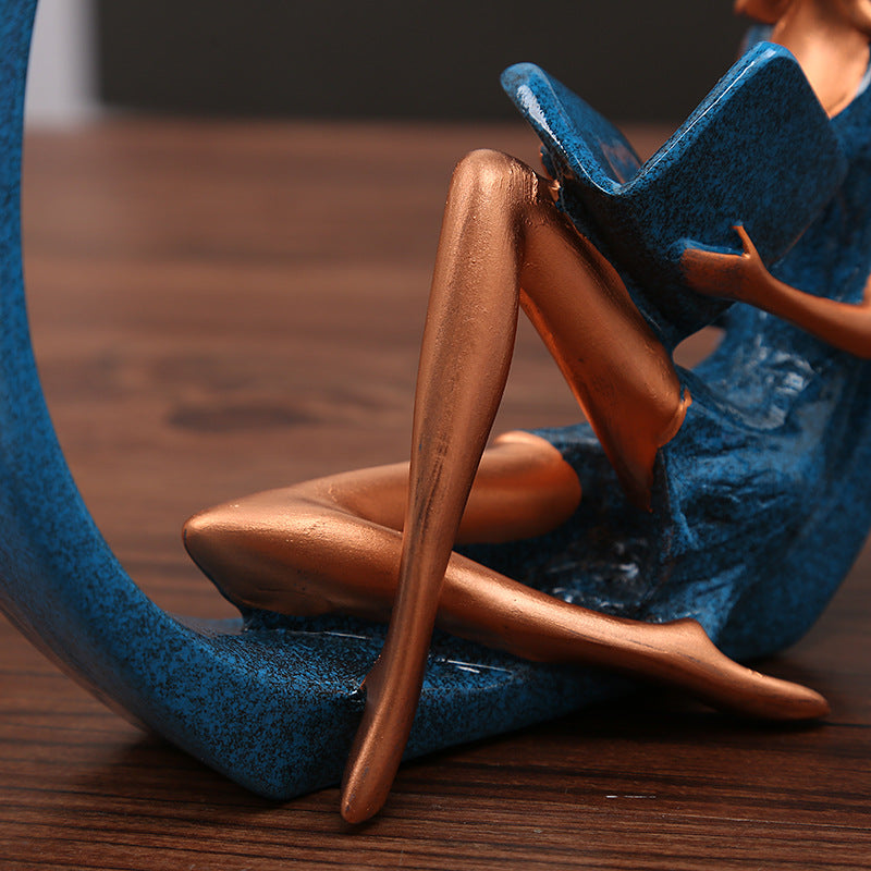 Decorative art figure in modern design