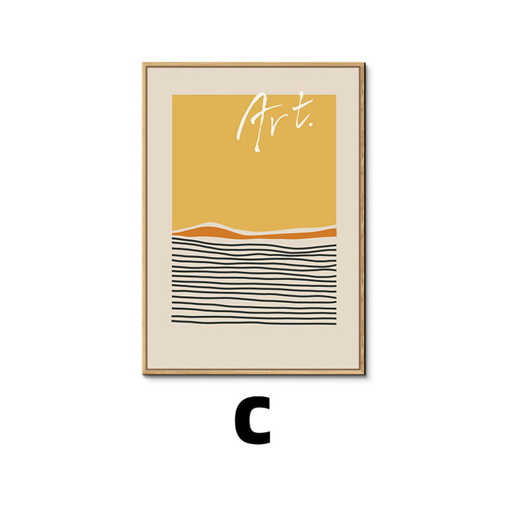 Abstract Line Art Framed Print
