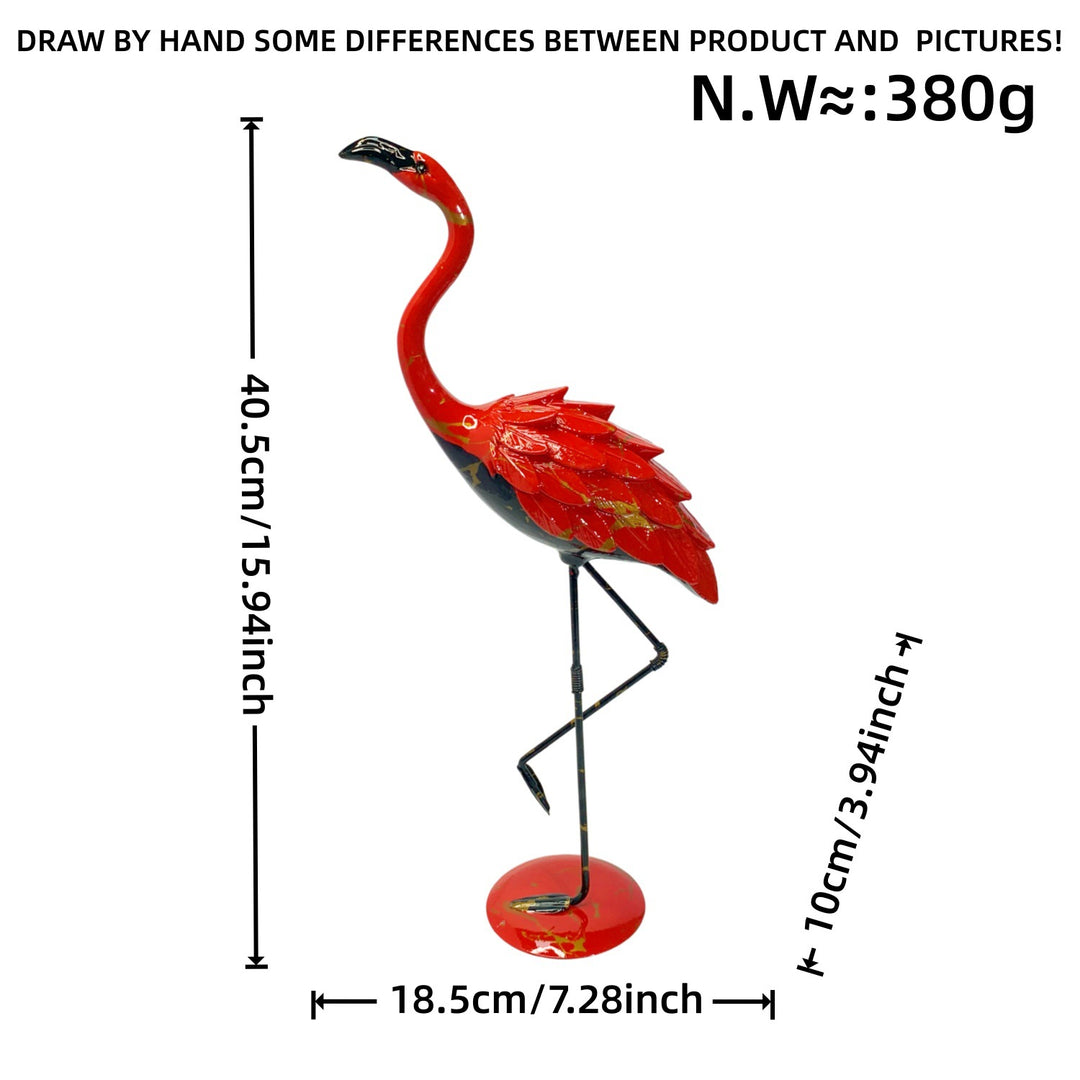 Decorative Flamingo Sculpture