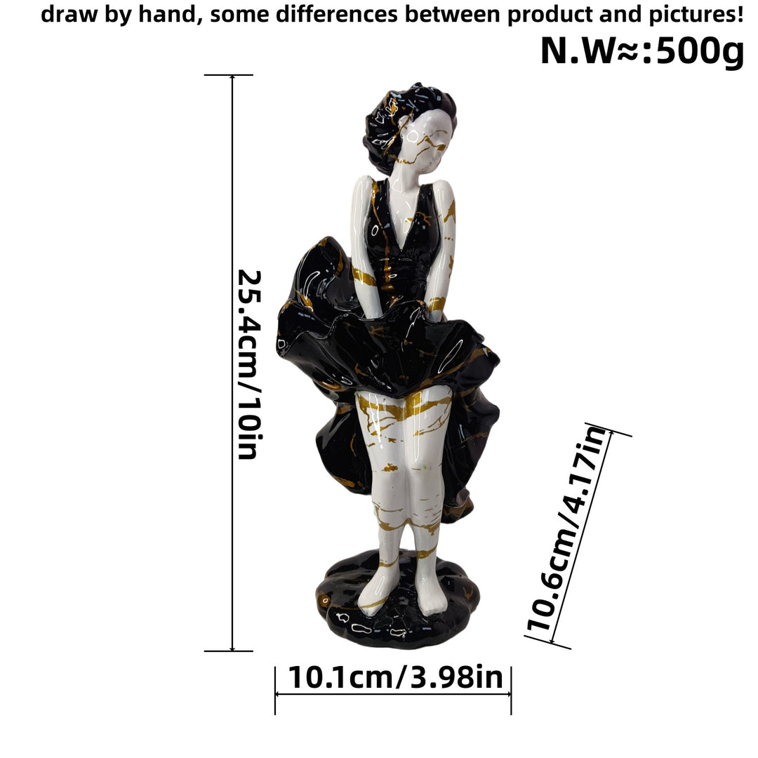 Artistic figure with beach design