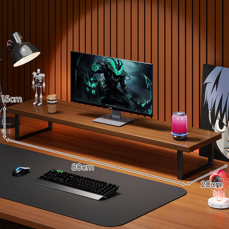 Solid Wood Monitor Riser Shelf